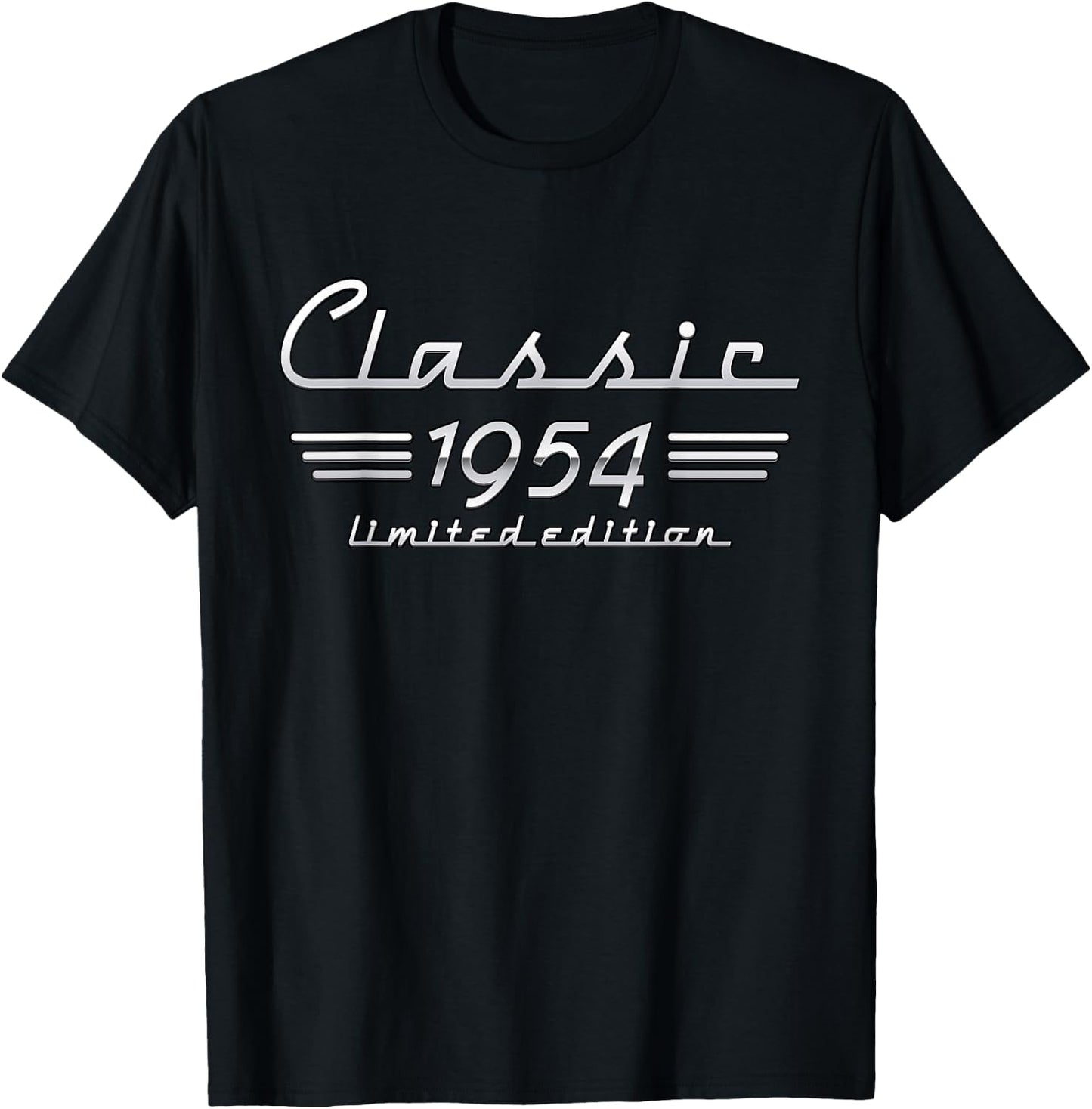 71 Year Old Gift Classic 1954 Limited Edition 71st Birthday T-Shirt - T-Shirt | Black