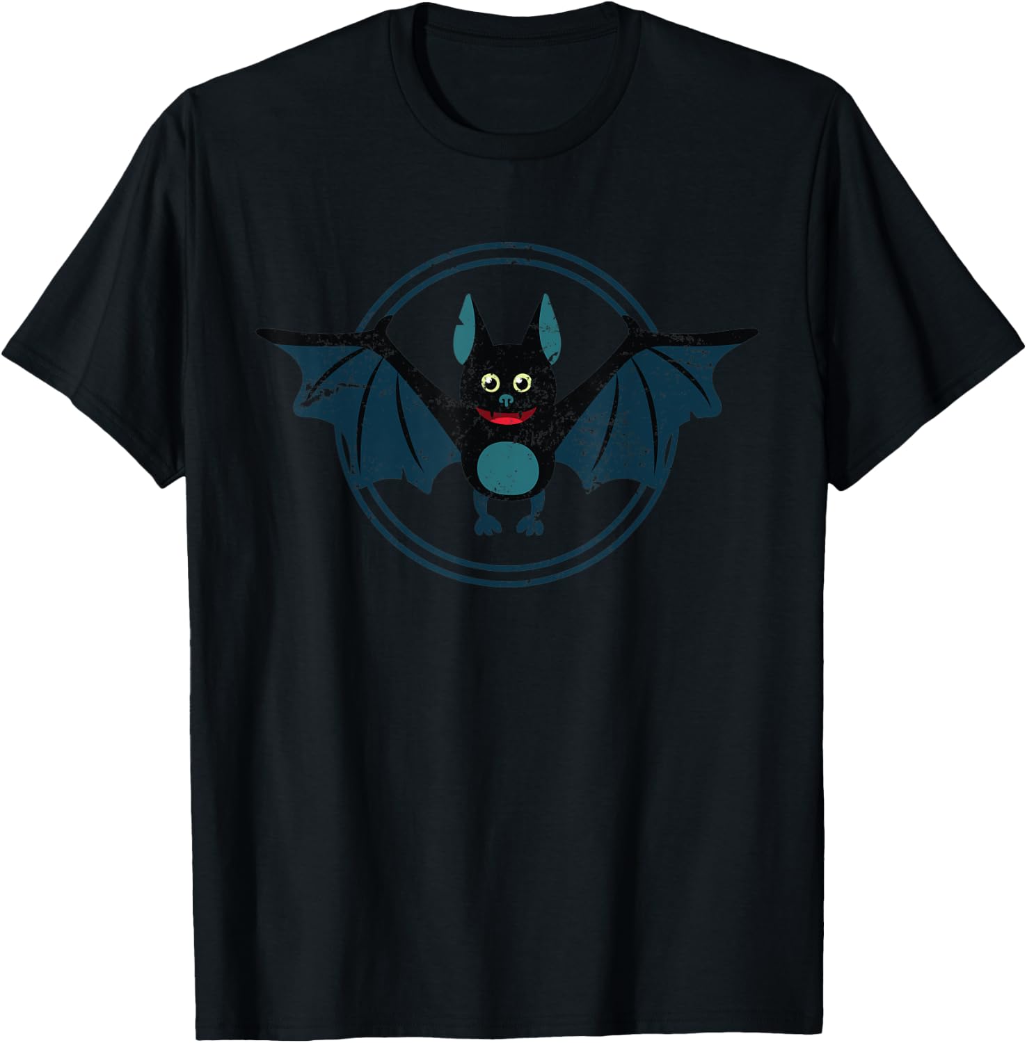 Toddlers Gift Cute Bat Costume Halloween T-Shirt - T-Shirt | Black