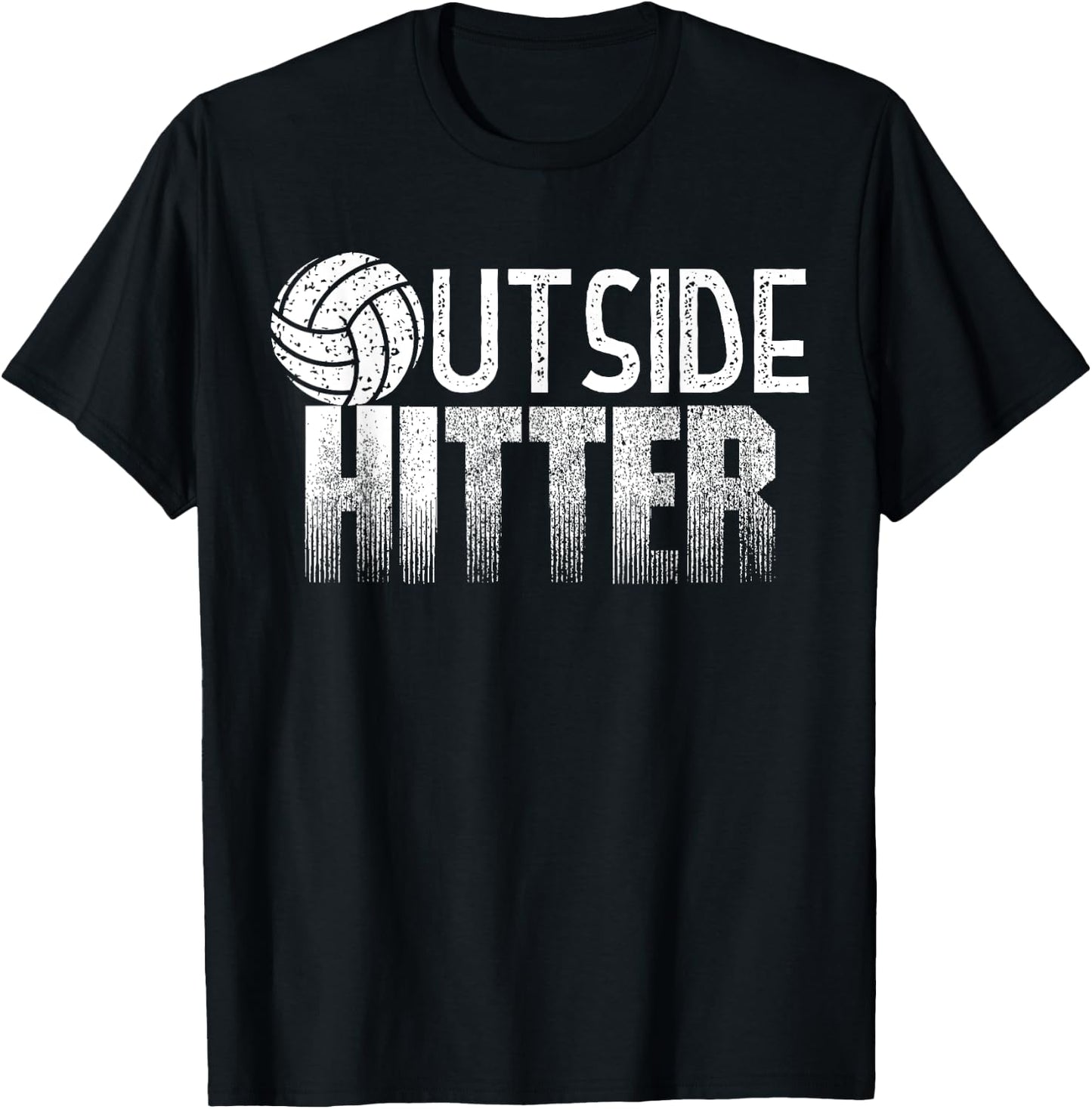 Volleyball Player Outside Hitter T-Shirt - T-Shirt | Black