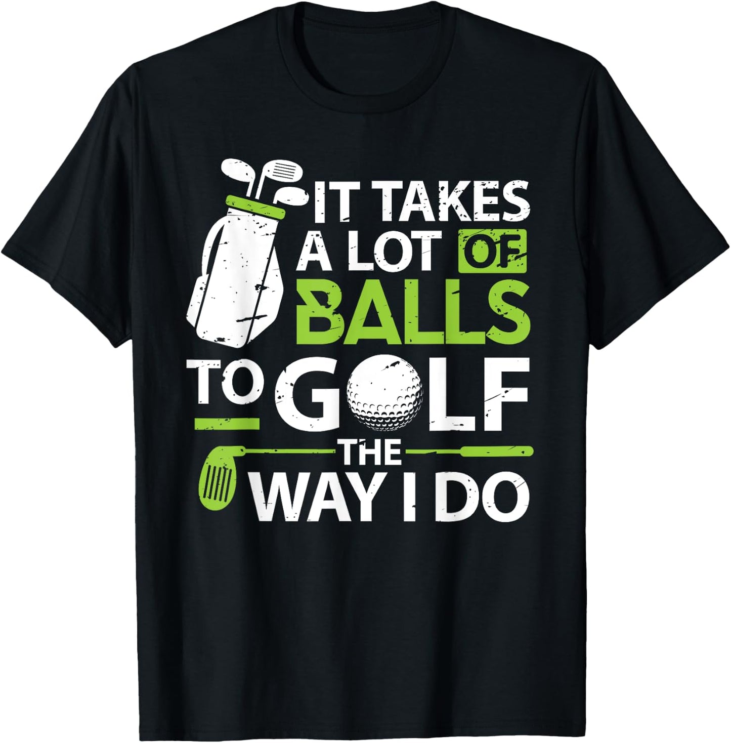 Funny Golf Shirts Golf Player Golfer Women T-Shirt - T-Shirt | Black