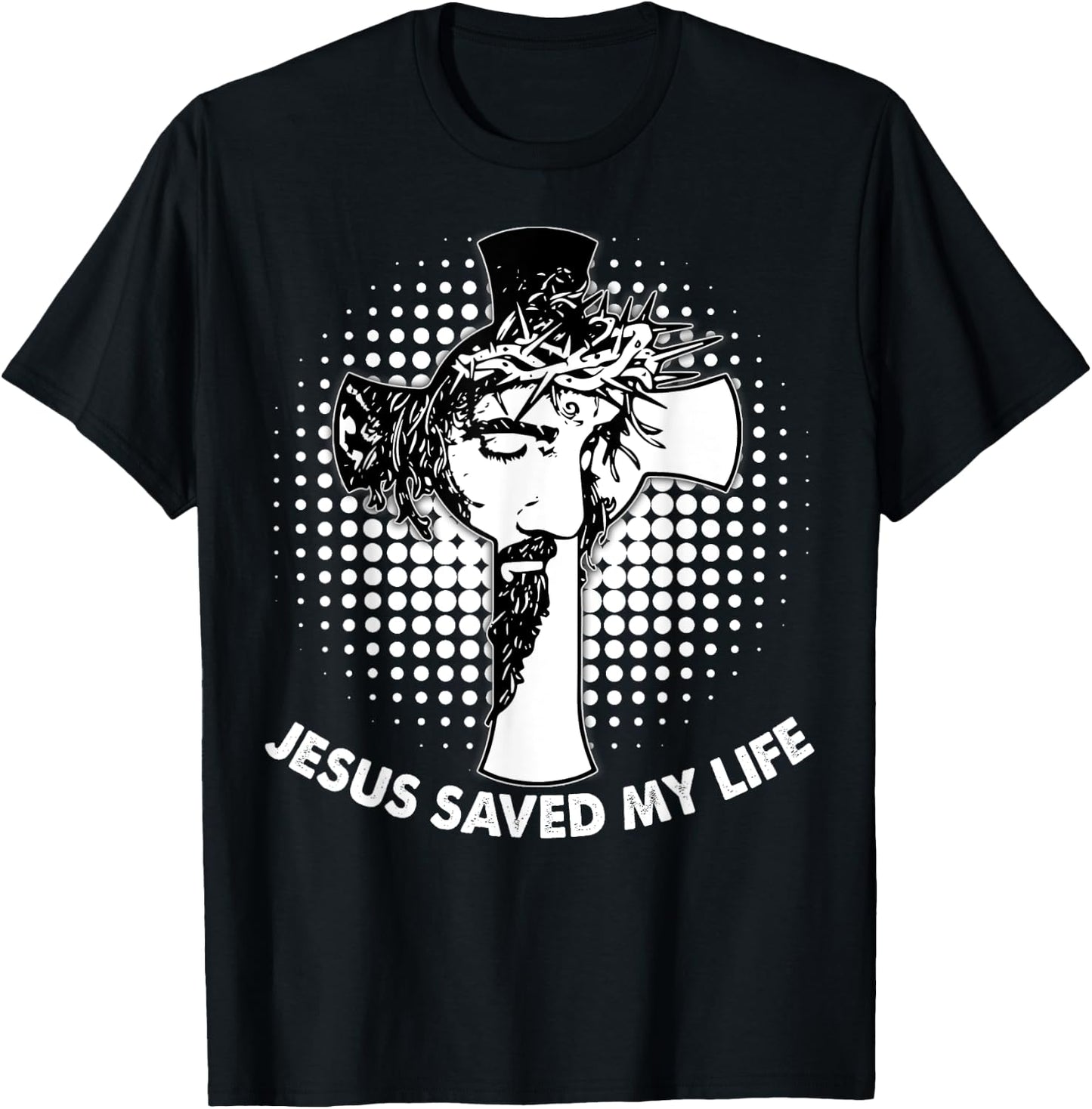 Jesus Saved My Life T-Shirt - T-Shirt | Black