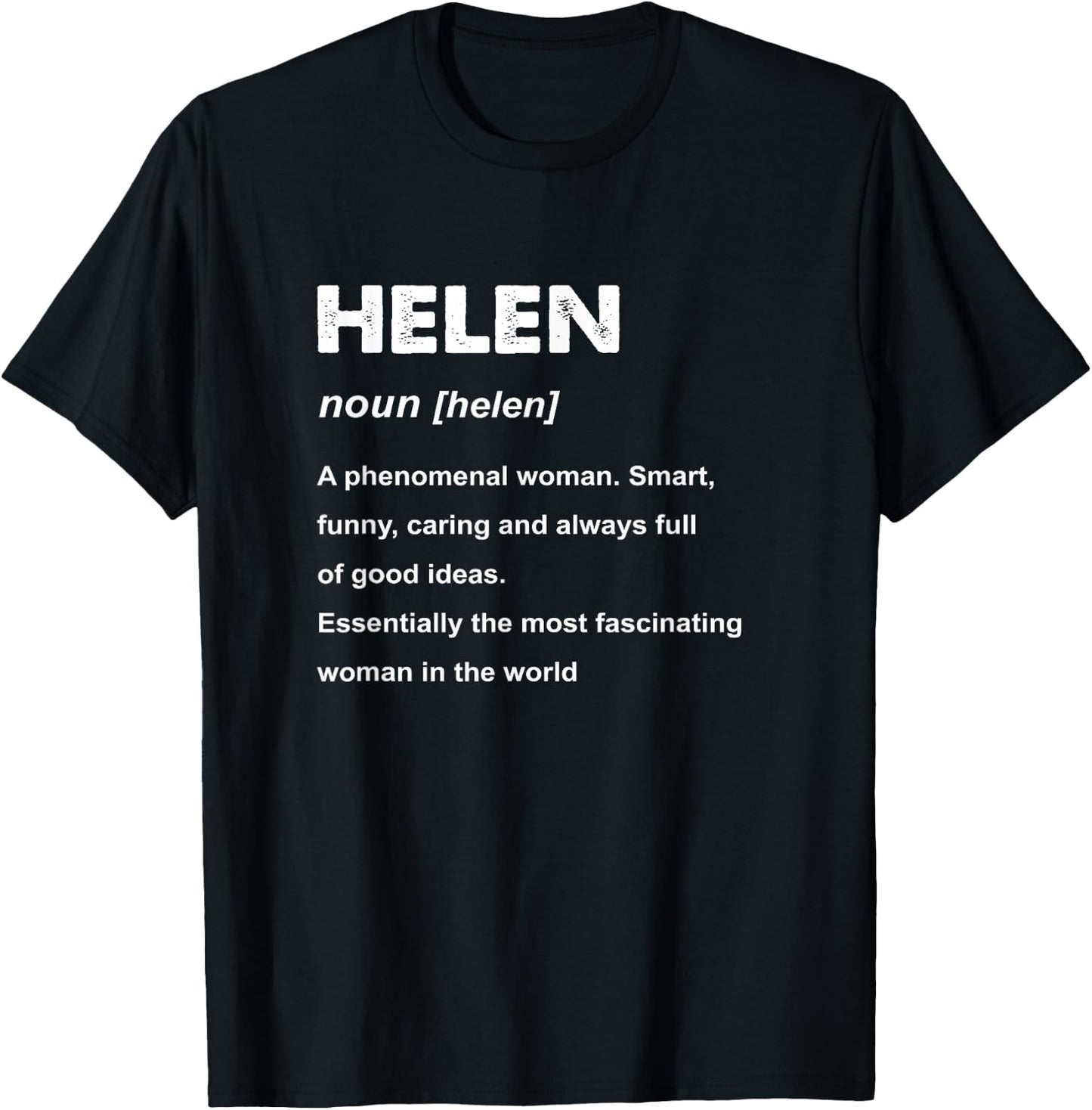 Helen Name T-Shirt - T-Shirt | Black