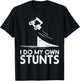 Do My Own Stunts Golf Cart Funny Broken Bone Driver Gift T-Shirt - T-Shirt | Black