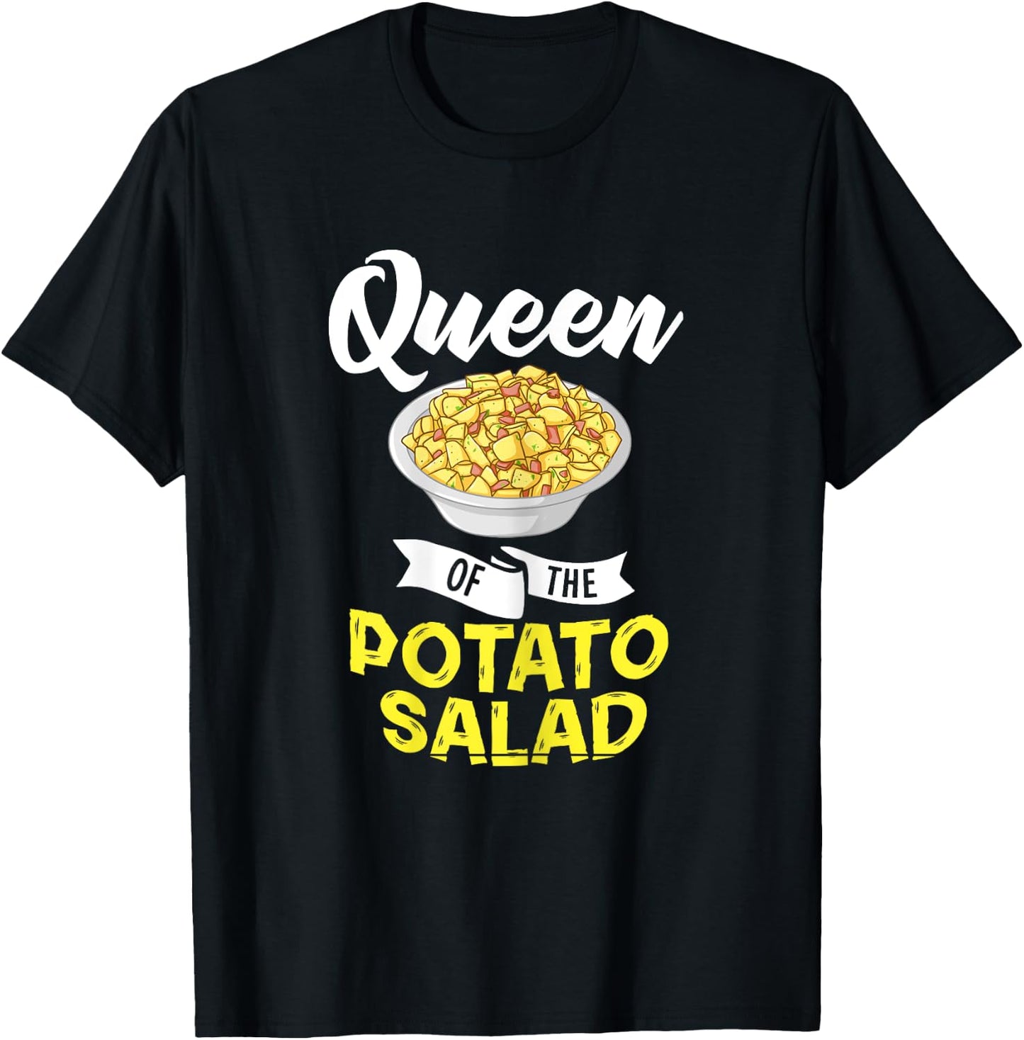 Potato Salad Gift Egg Seasoning Vegan T-Shirt - T-Shirt | Black
