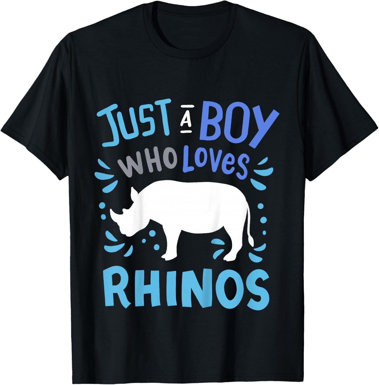 Rhino Rhino Gift T-Shirt - T-Shirt | Black