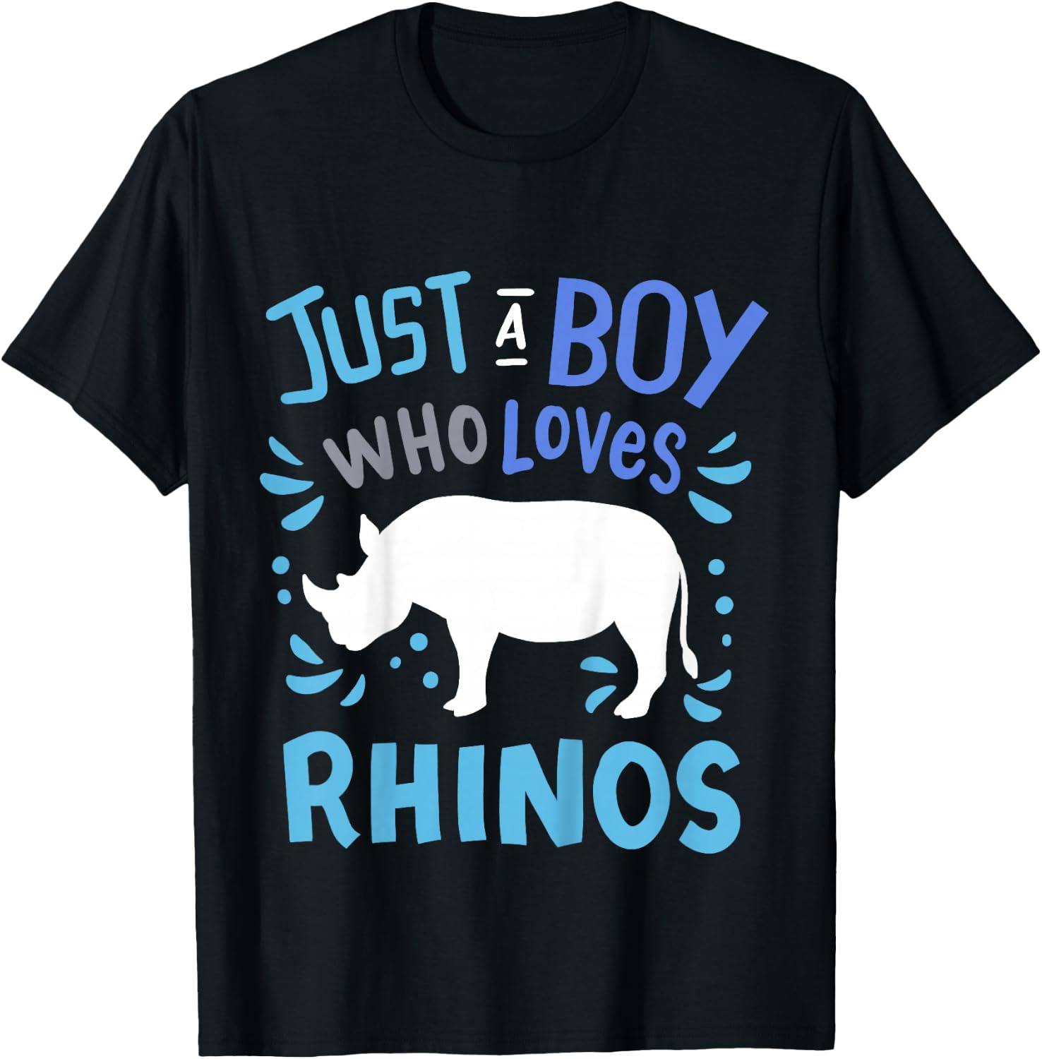 Rhino Rhino Gift T-Shirt - T-Shirt | Black