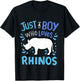 Rhino Rhino Gift T-Shirt - T-Shirt | Black