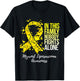 Family Support Myxoid Liposarcoma Awareness T-Shirt - T-Shirt | Black