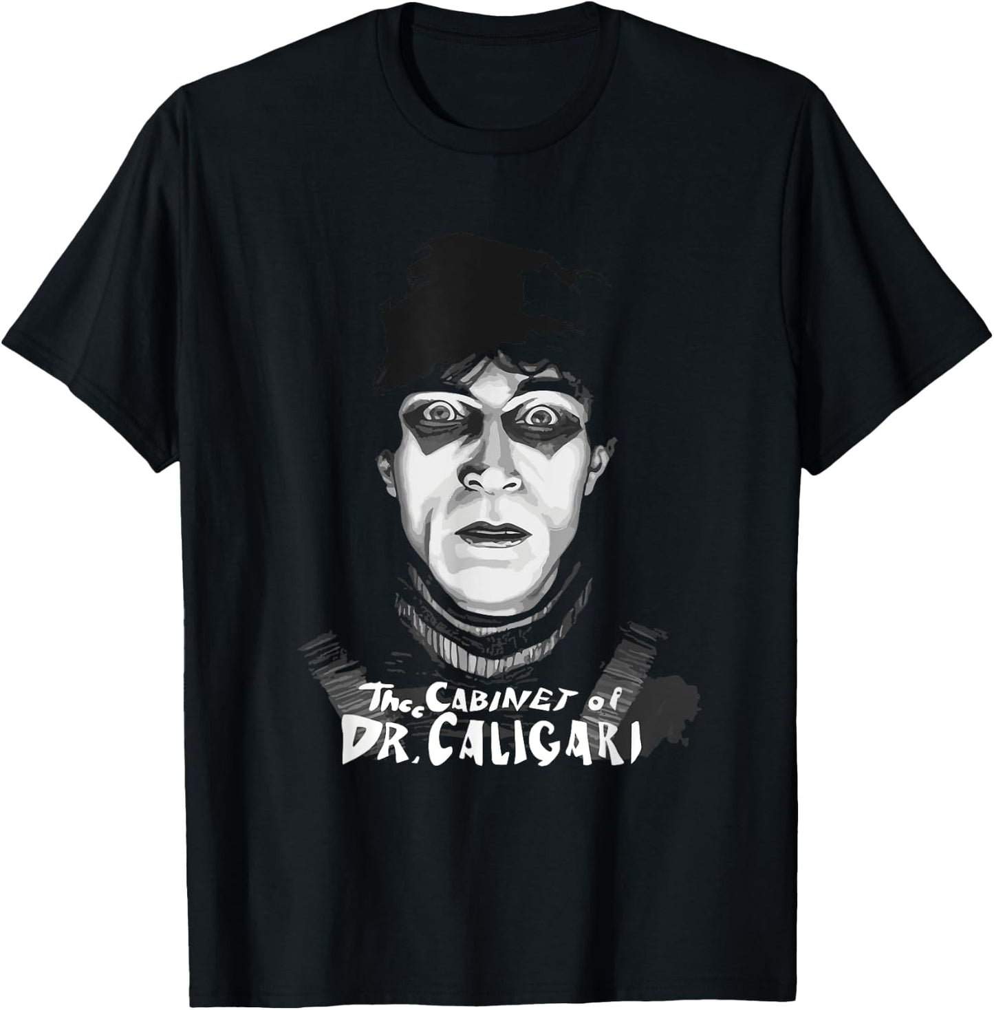 Cabinet of Dr. Caligari Retro Cinema Horror Film Halloween T-Shirt - T-Shirt | Black