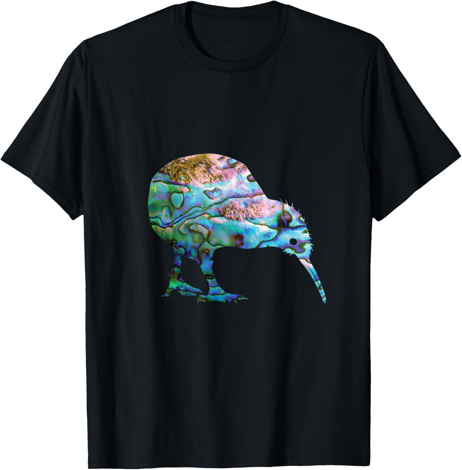 New Zealand Kiwi Bird T-Shirt - T-Shirt | Black