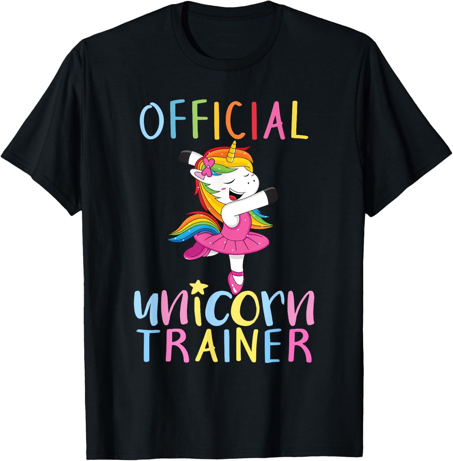 Official Unicorn Trainer T-Shirt - T-Shirt | Black
