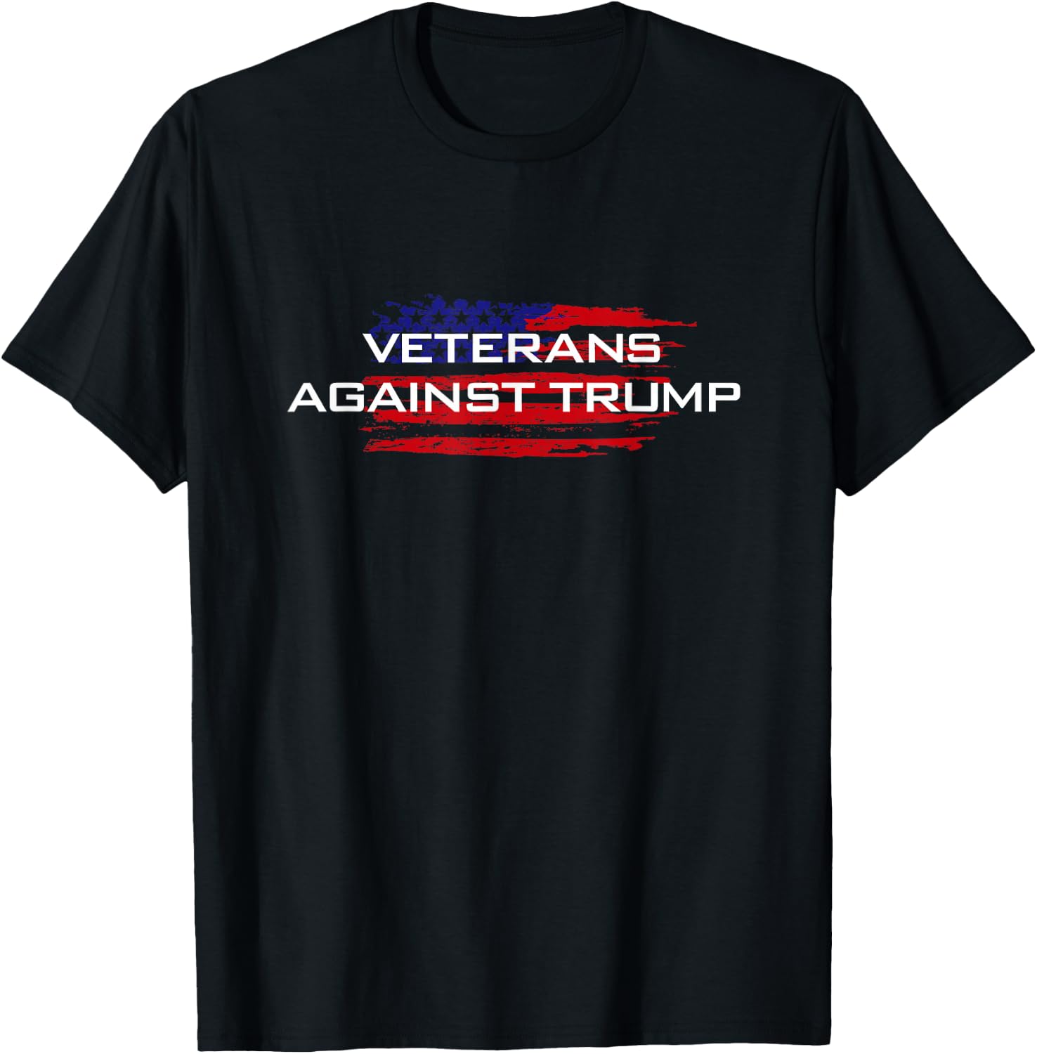Veterans Against Trump - Anti-Trump T-Shirt - T-Shirt | Black