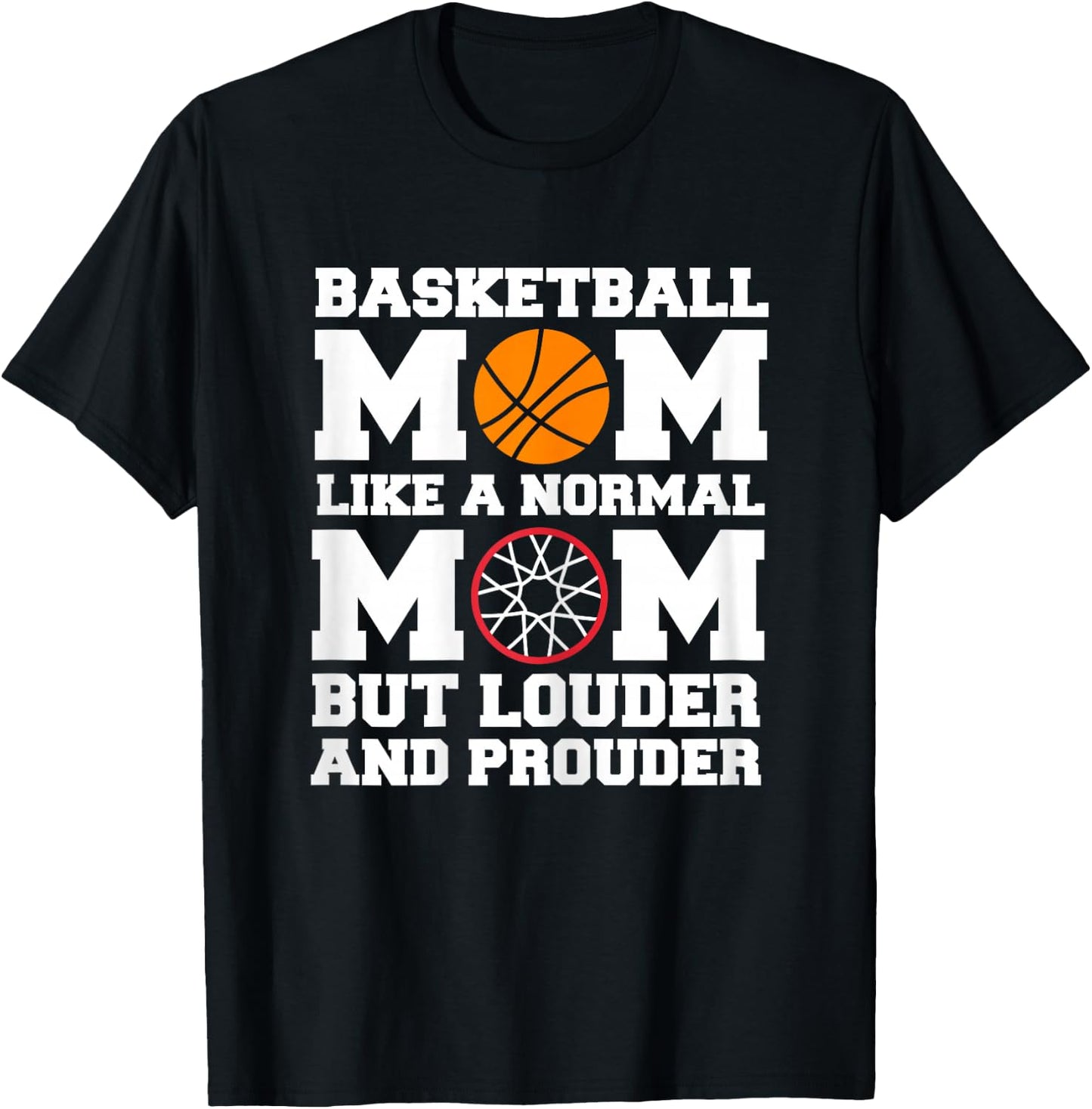 Basketball Mom T-Shirt - T-Shirt | Black