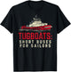 Tugboats Buses For Sailors Funny Tugboat Captain T-Shirt - T-Shirt | Black