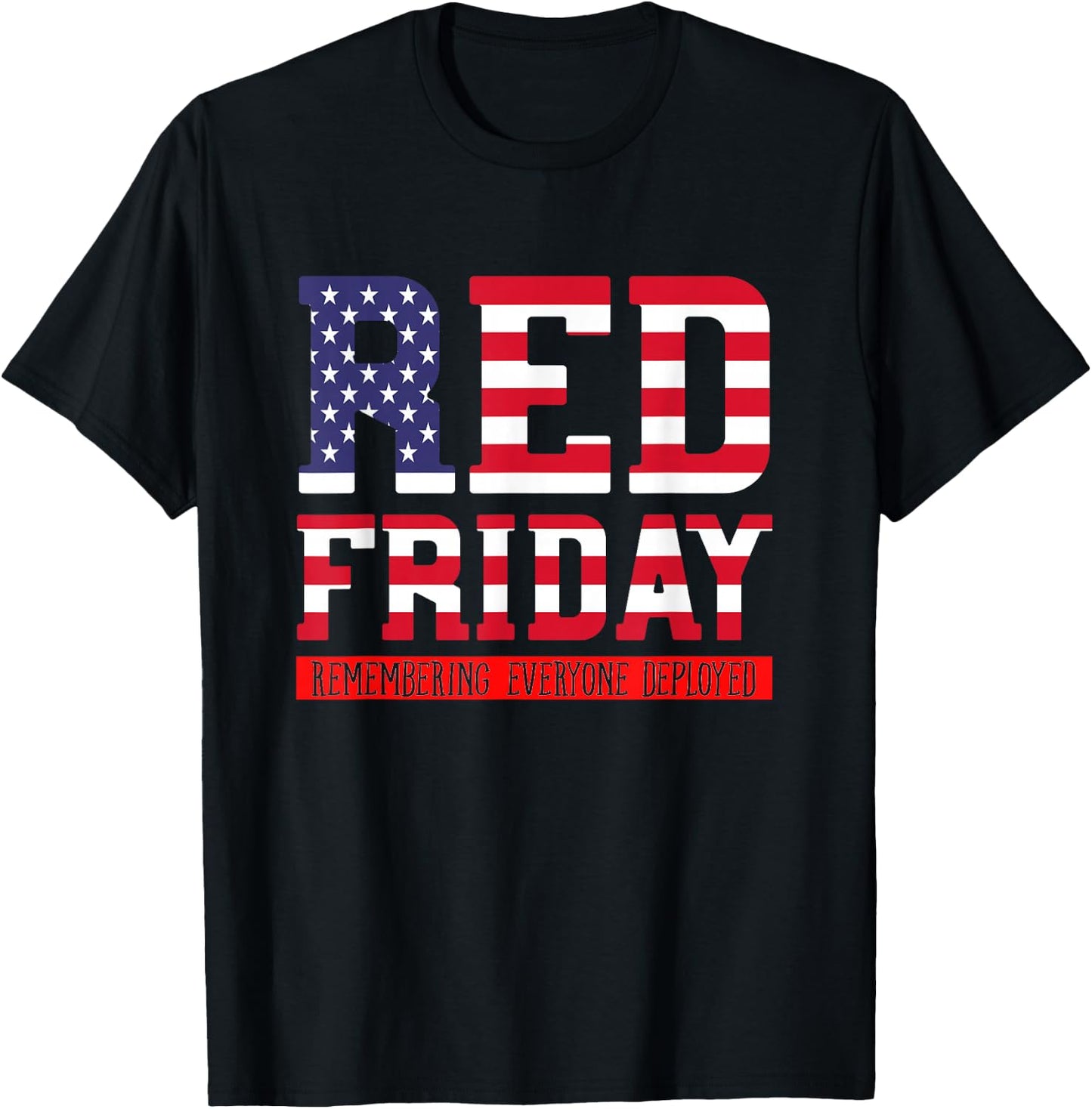 Red Friday - Deployment Outfit Military Support Gift T-Shirt - T-Shirt | Black