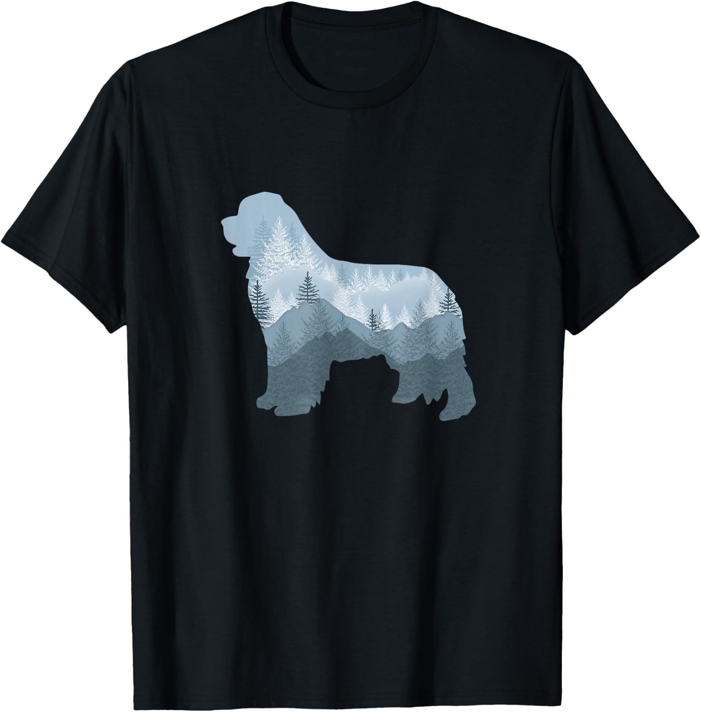 Newfie Tree T-Shirt - T-Shirt | Black