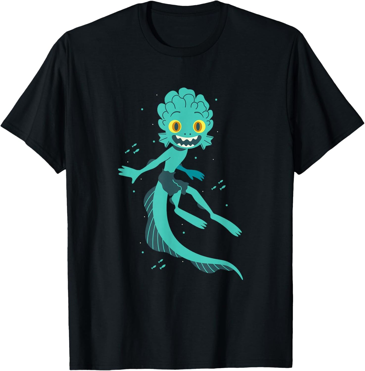 Disney Pixar Luca Portrait T-Shirt - T-Shirt | Black