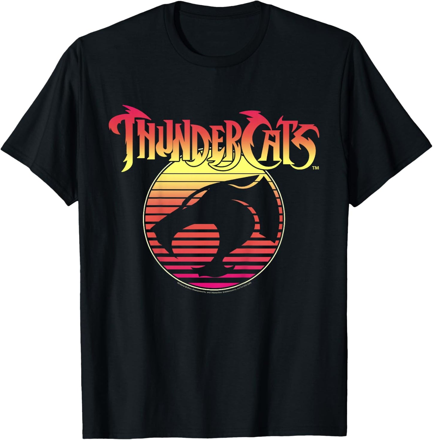 Kids ThunderCats Neon Gradient Logo T-Shirt - T-Shirt | Black