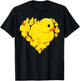 Funny Rubber Duck Hearts Quack Ducky Valentine's Day Gifts T-Shirt - T-Shirt | Black
