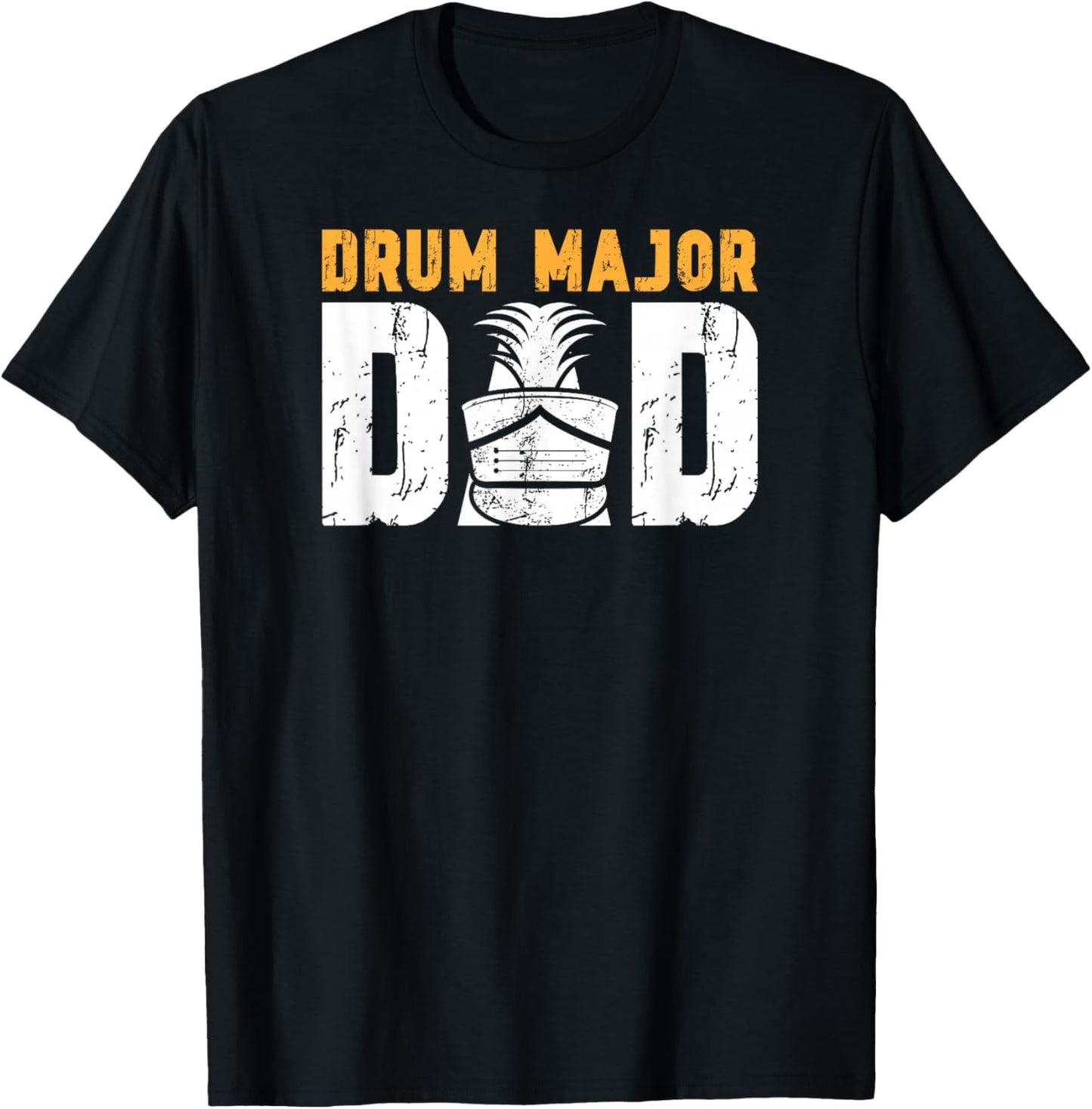 Drum Major Dad Proud Dad Of A Drum Major Father T-Shirt - T-Shirt | Black