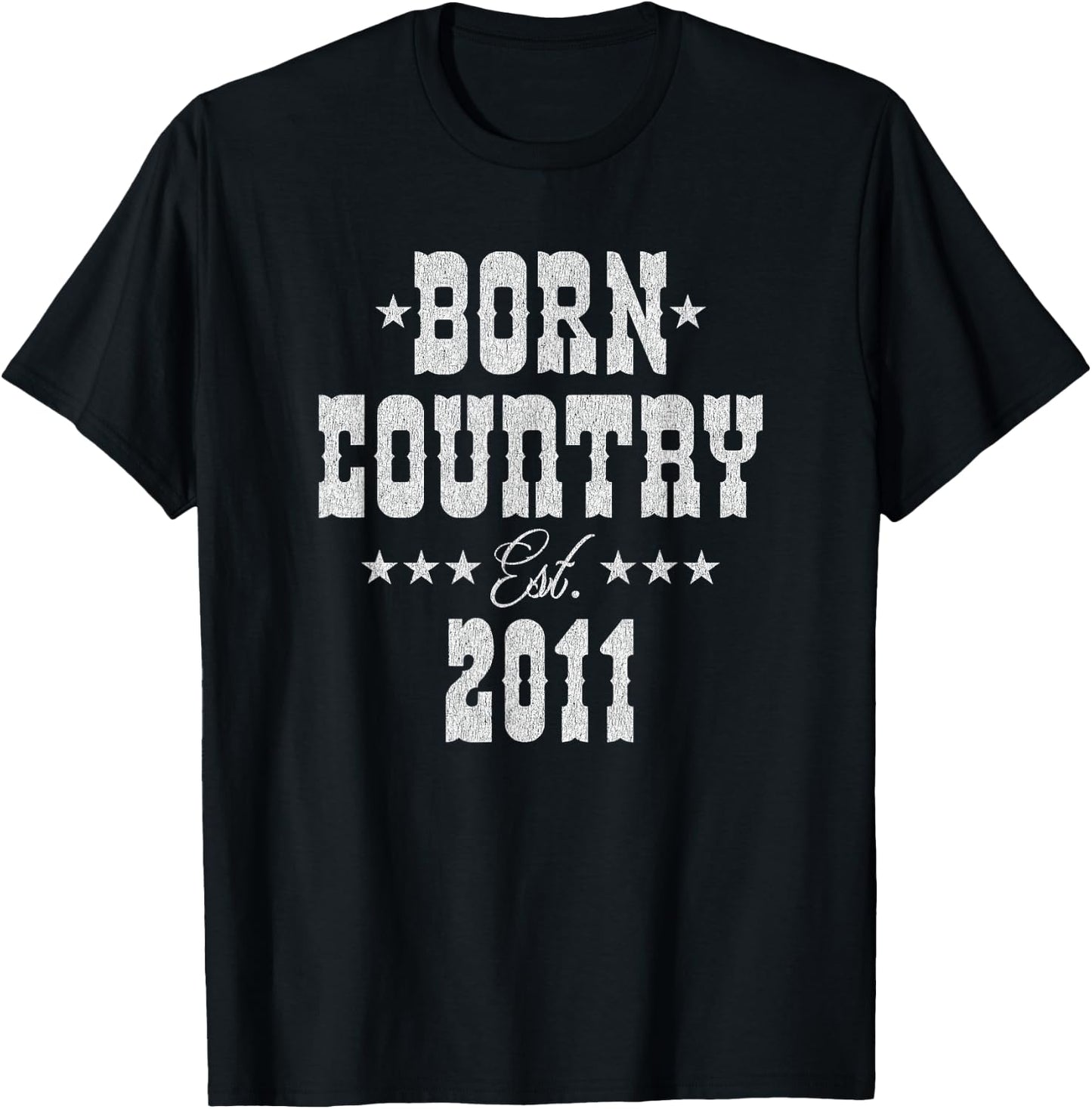 14 Year Old Country Music 14th Birthday T-Shirt - T-Shirt | Black