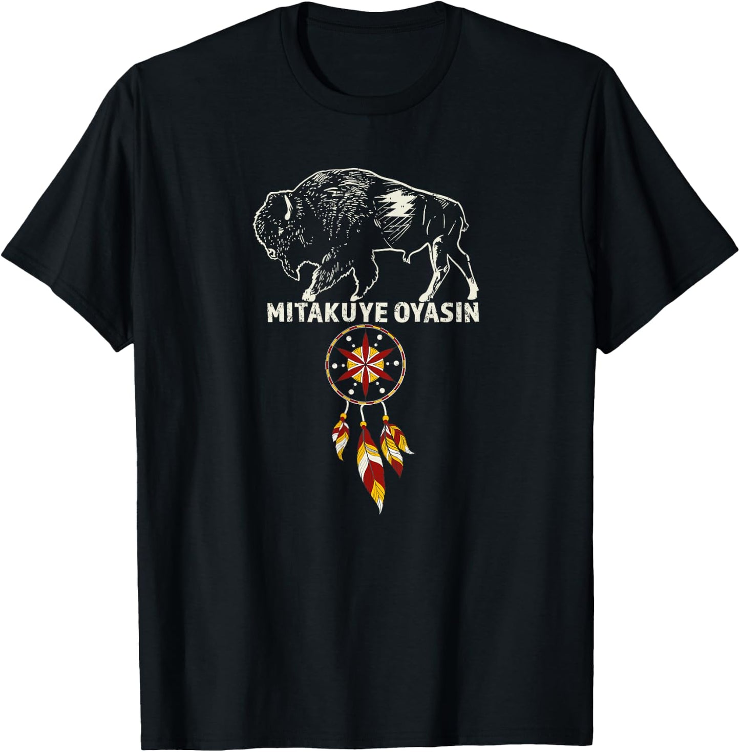 Native American Pride I Lakota Tribe Teton Sioux Nation T-Shirt - T-Shirt | Black