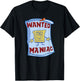 Mademark x SpongeBob SquarePants - SpongeBob SquarePants - Wanted: Maniac T-Shirt - T-Shirt | Black