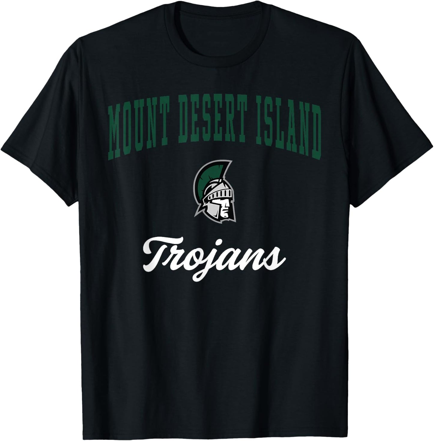 Mount Desert Island High School Trojans T-Shirt - T-Shirt | Black