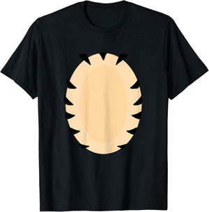Tiger Costume Orange Adult DIY T-Shirt - T-Shirt | Black