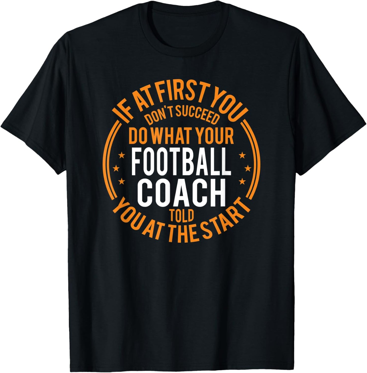 Funny Sport Instructor and Player Funny Football Coach T-Shirt - T-Shirt | Black
