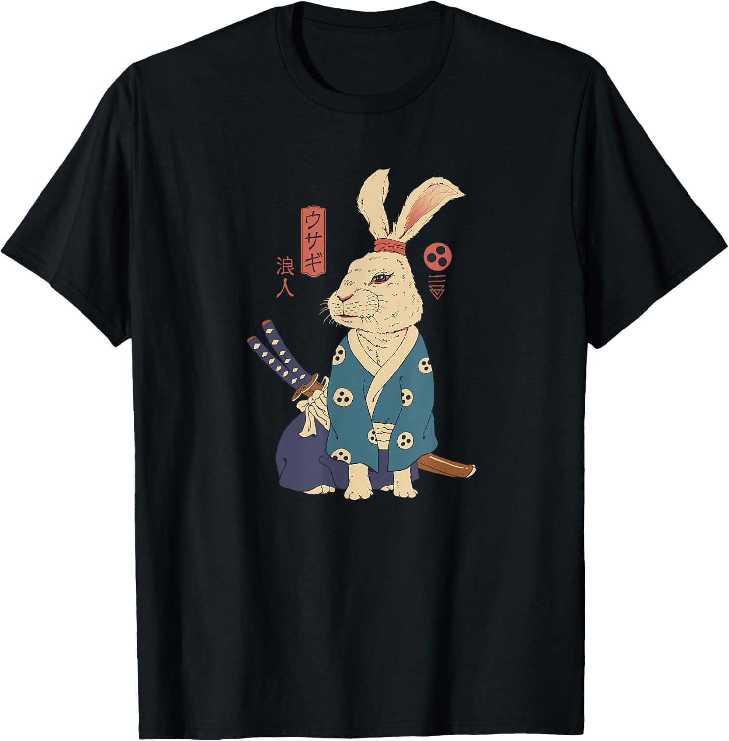Ronin Usagi T-Shirt - T-Shirt | Black