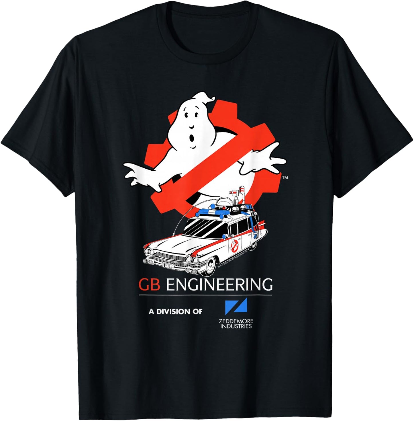 Ghostbusters: Frozen Empire Engineering Gear No Ghost Logo T-Shirt - T-Shirt | Black