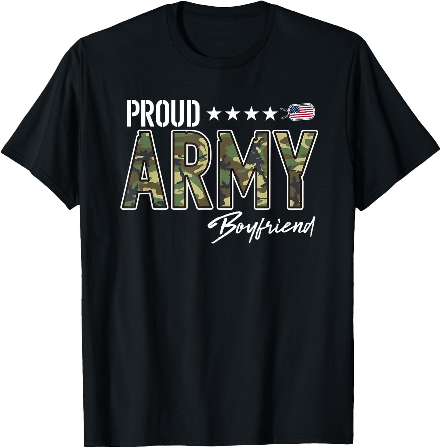 OCP Proud Army Boyfriend T-Shirt - T-Shirt | Black