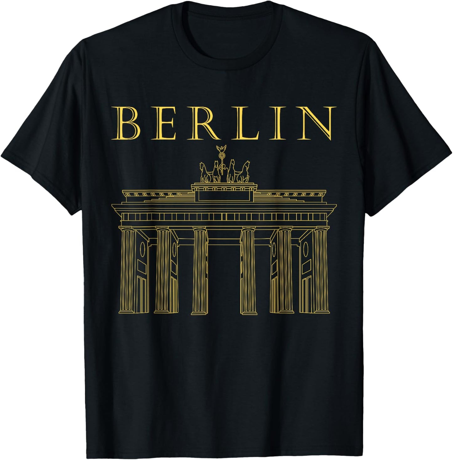 Berlin - Brandenburg Gate T-Shirt - T-Shirt | Black