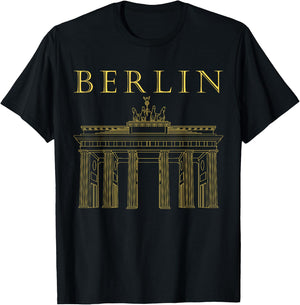 Berlin - Brandenburg Gate T-Shirt - T-Shirt | Black