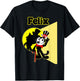 Felix Cartoon on-Stage in Spotlight Wears Bow Tie, Top Hat T-Shirt - T-Shirt | Black