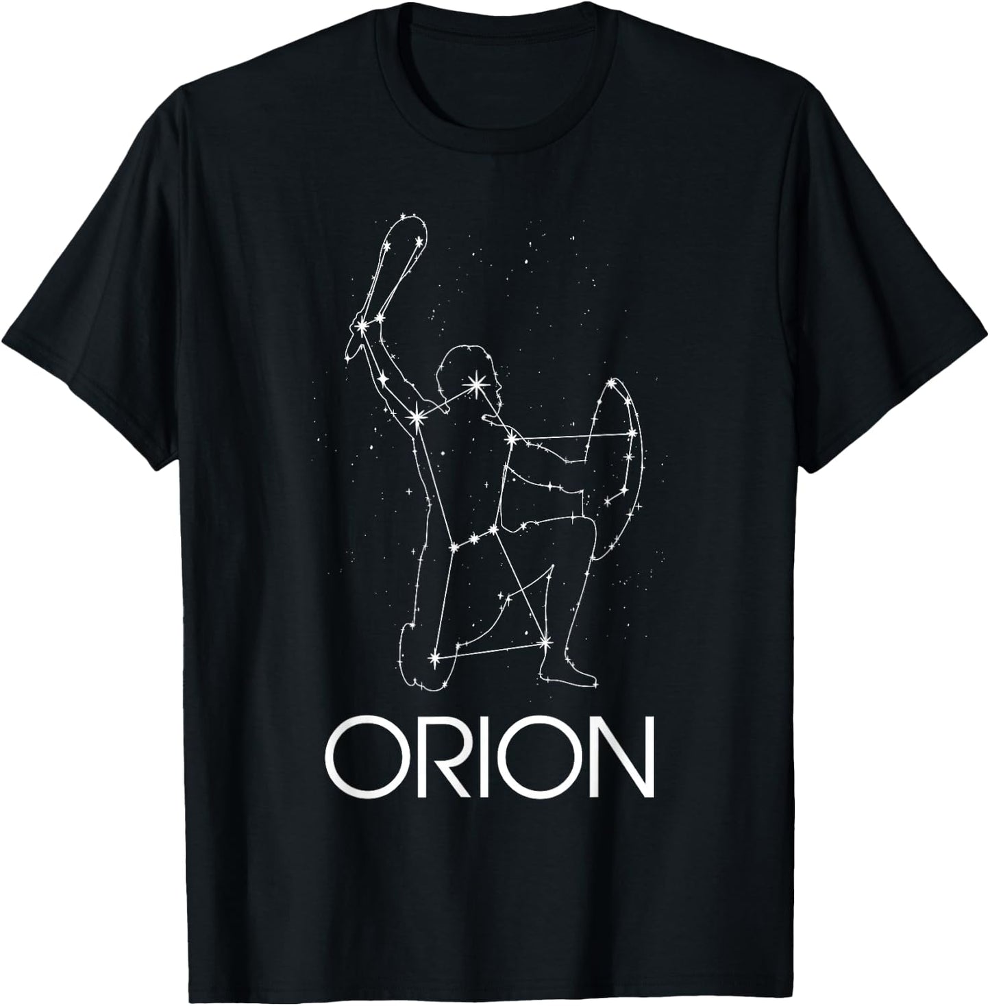 Star Gazing - Orion - Constellation - Astronomer - Space T-Shirt - T-Shirt | Black