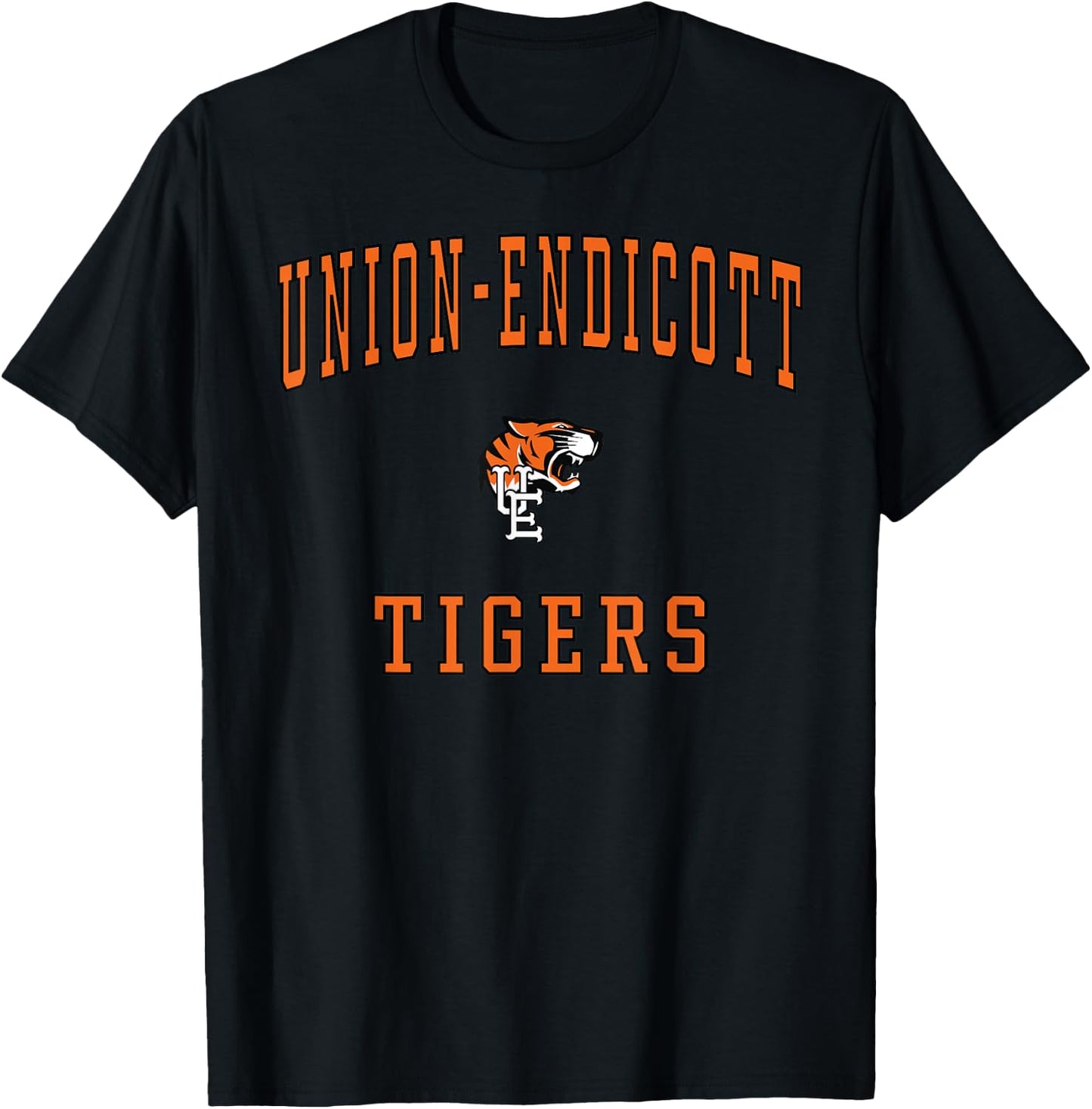 Union-Endicott High School Tigers T-Shirt - T-Shirt | Black