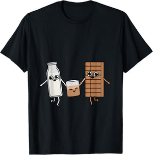 Kawaii Chocolate Milk Chocolate Milk Lover Gift T-Shirt - T-Shirt | Black