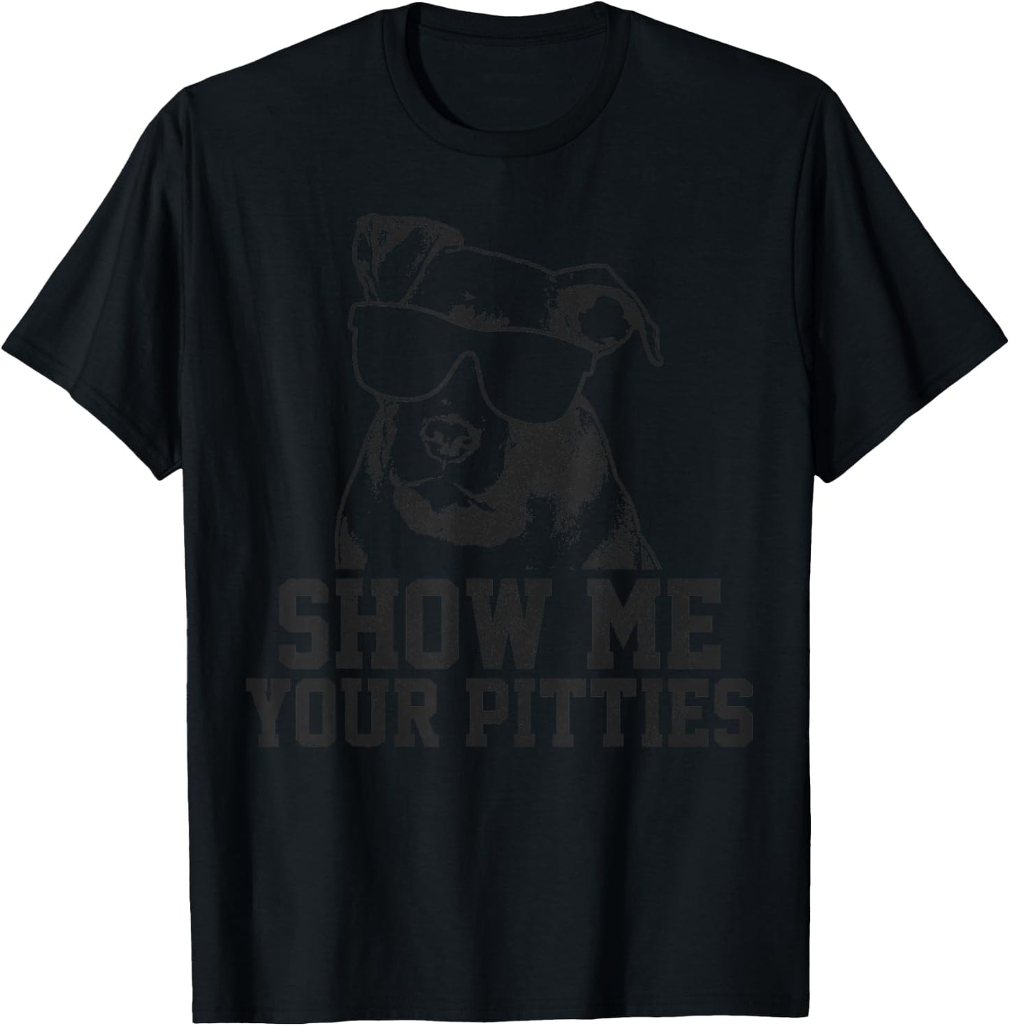 Show Me Your Pitties Funny Pitbull Dog Lover Funny Gift Women T-Shirt - T-Shirt | Black