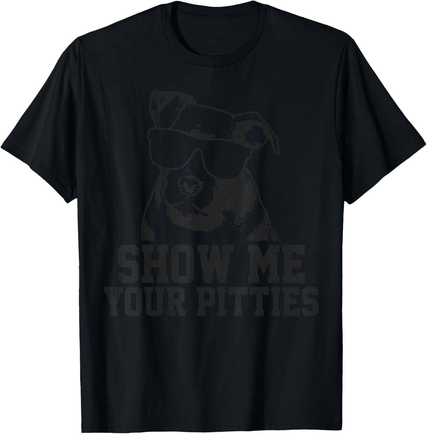 Show Me Your Pitties Funny Pitbull Dog Lover Funny Gift Women T-Shirt - T-Shirt | Black