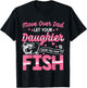 Daughter Fishing Shirt Dad Daughter Matching Fishing T-Shirt - T-Shirt | Black