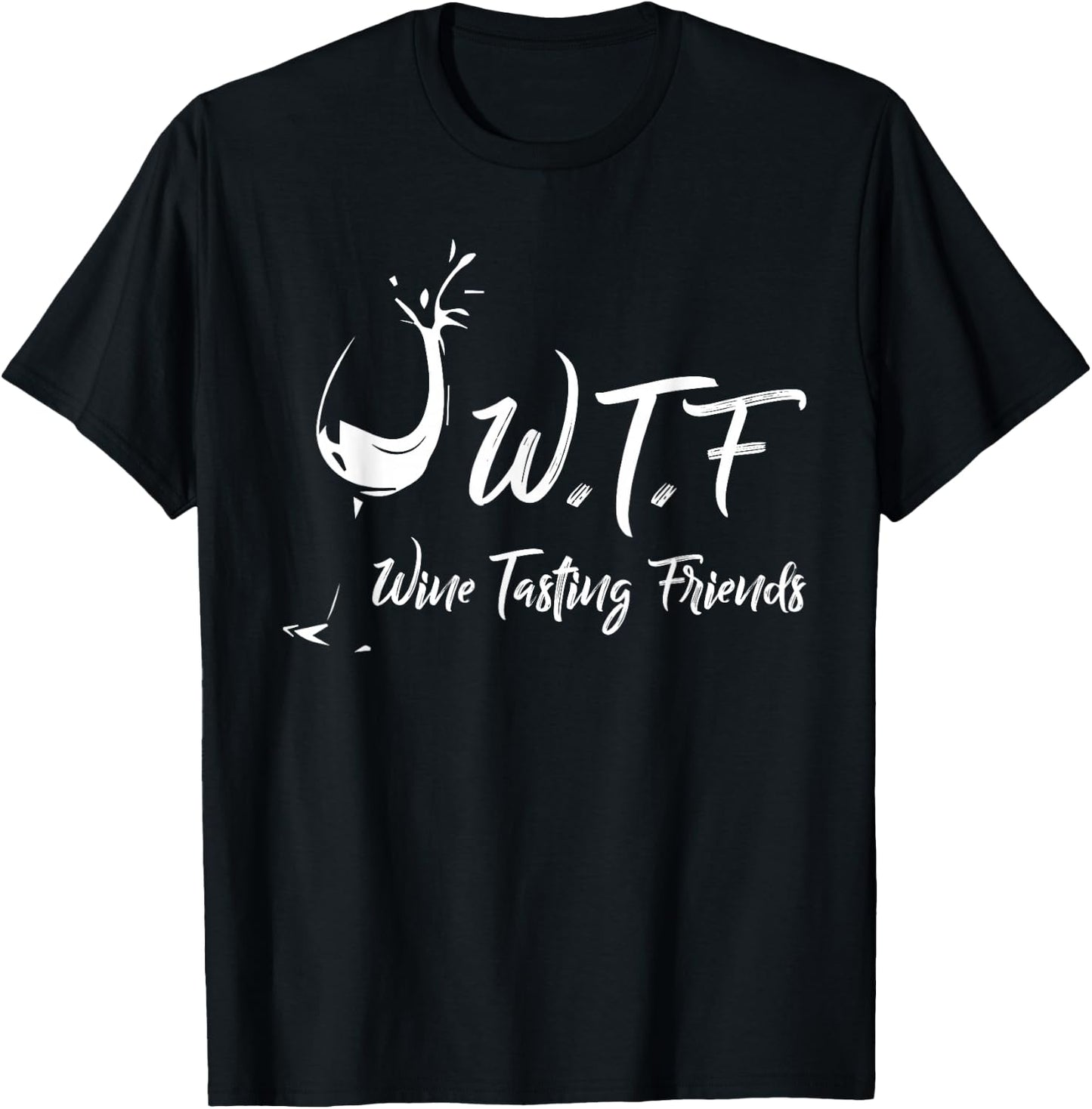 Wine Tasting Friends Wine Tour T-Shirt - T-Shirt | Black