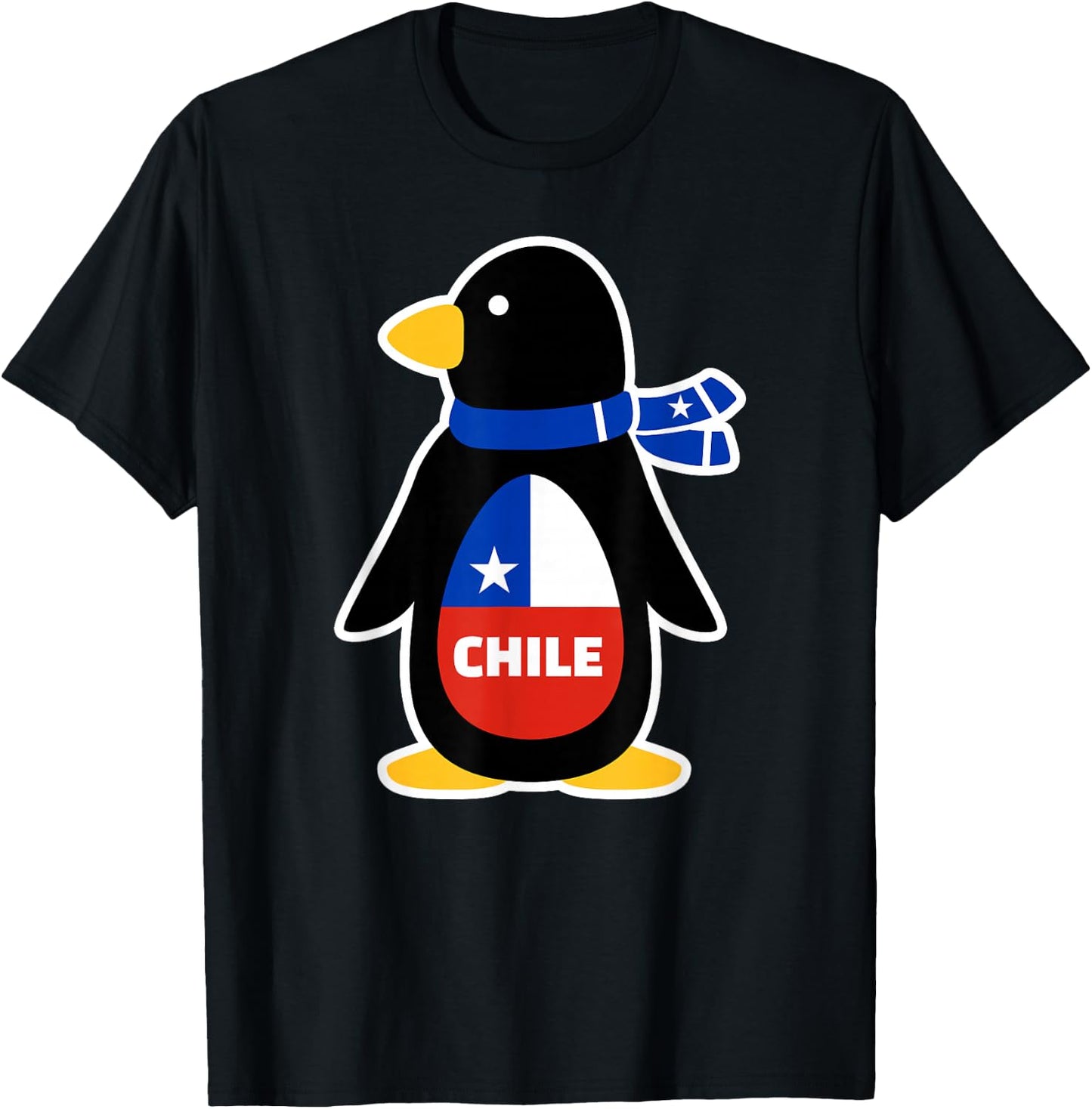 Chile Penguin T-Shirt - T-Shirt | Black
