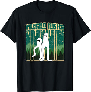 Fresno Night Crawlers - Retro Cute Cryptid Haunted Pants T-Shirt - T-Shirt | Black