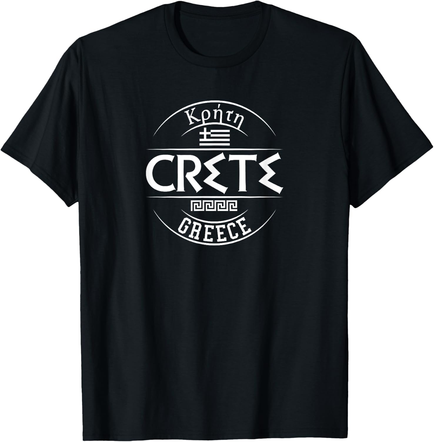 Crete Greece T-Shirt - T-Shirt | Black