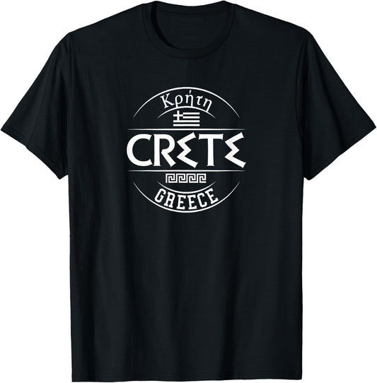 Crete Greece T-Shirt - T-Shirt | Black