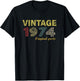 Vintage 1974 Cool 51 Year Old Bday Men Women 51st Birthday T-Shirt - T-Shirt | Black