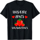 Strawberries Fruits Summer Fruit Sweet Strawberry Girl T-Shirt - T-Shirt | Black