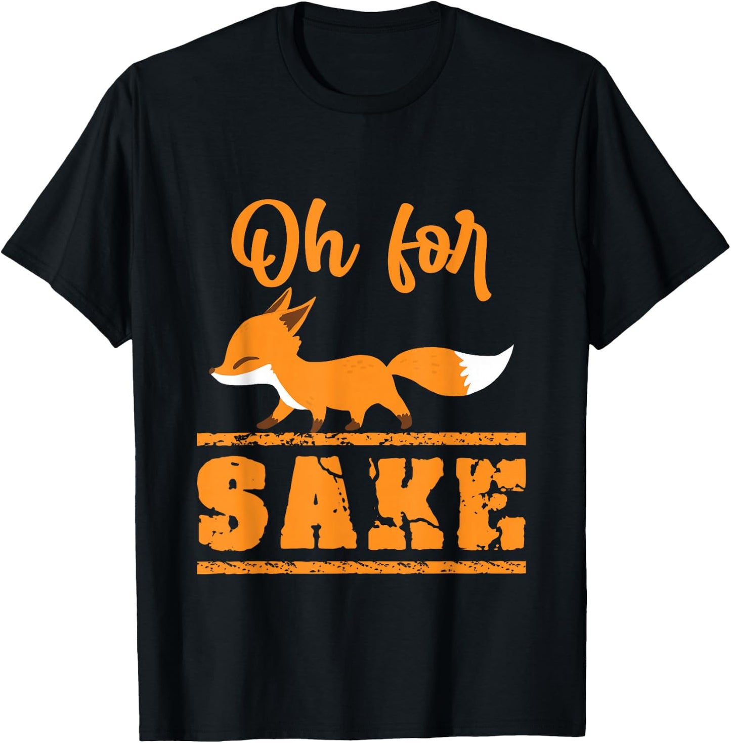Fox Abstract Foxes Nature Wild Cute Animal Wild Wild Wild T-Shirt - T-Shirt | Black